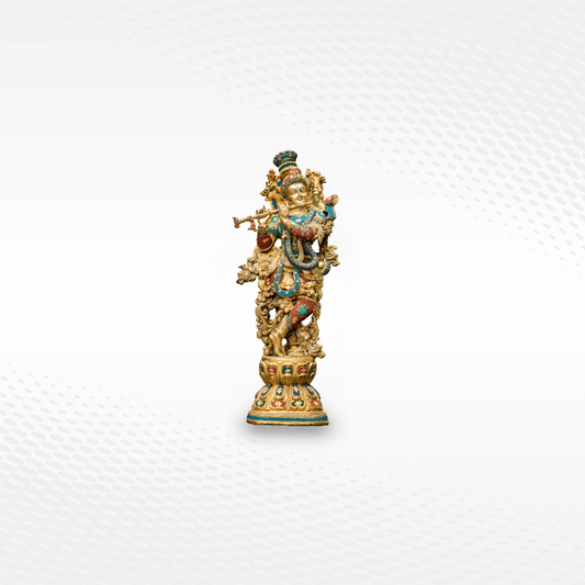 Krishna idol – handcrafted Kerala statue, The Bronze Store Kochi