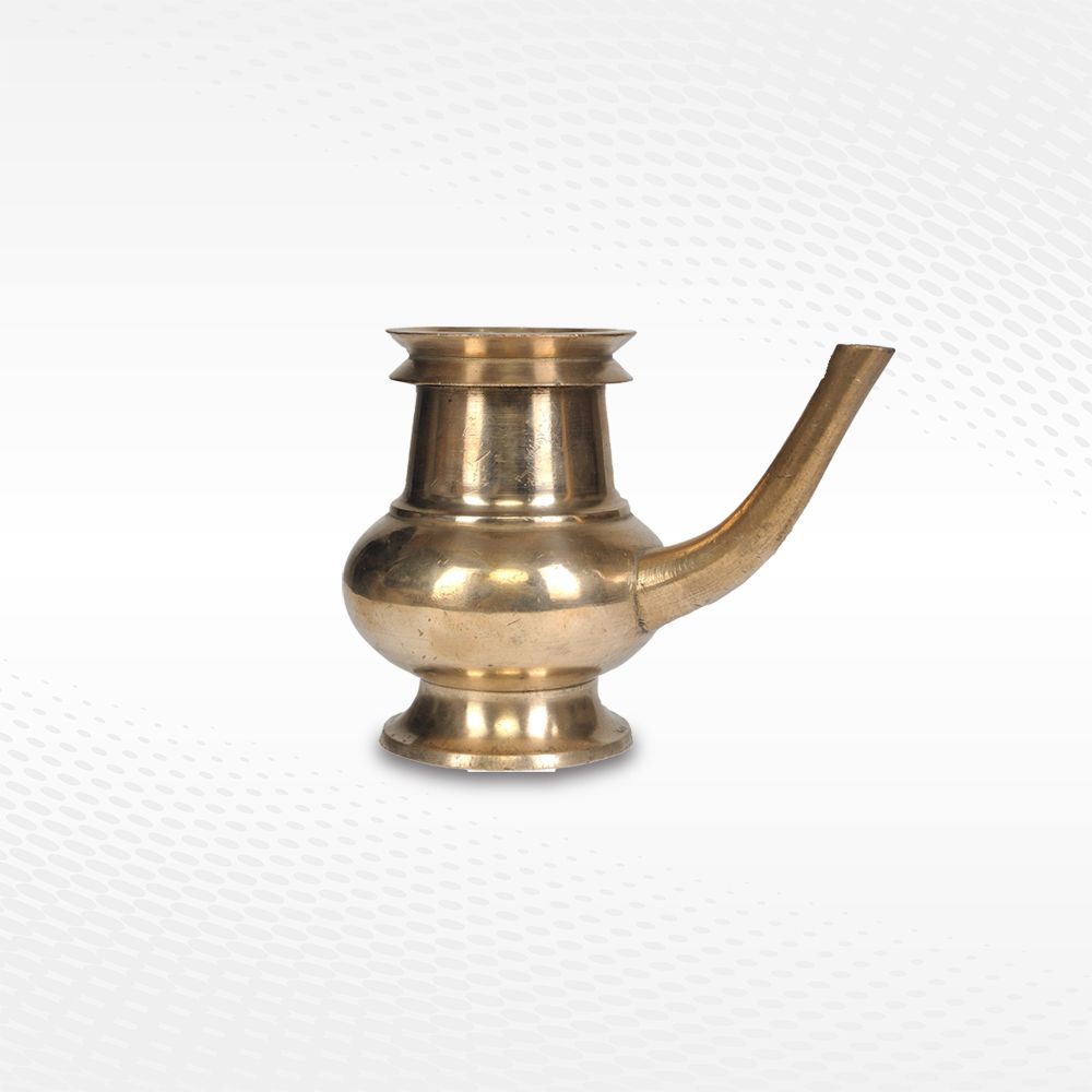 Kindi – traditional Kerala spouted pooja vessel, The Bronze Store Kochi